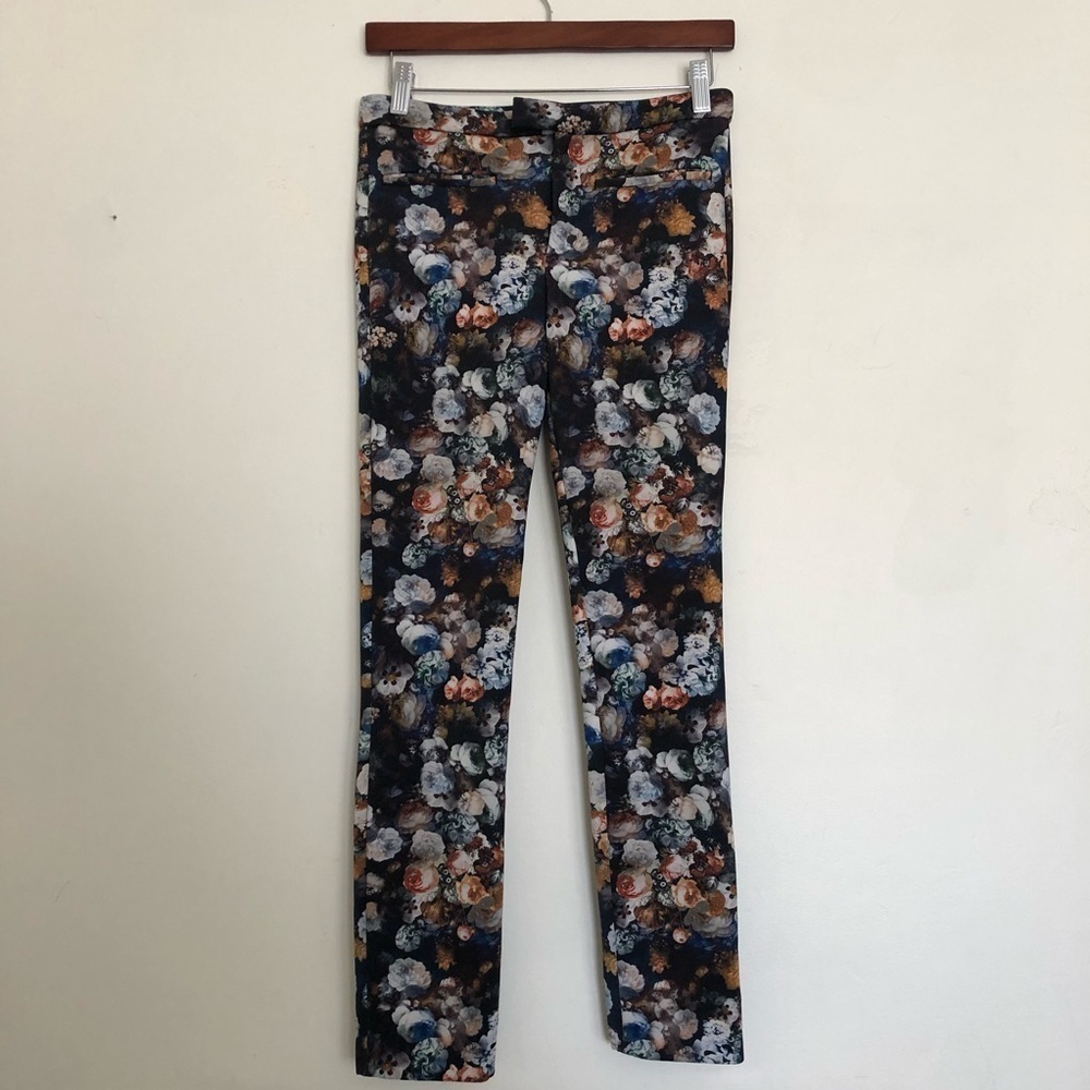 Zara women floral print pants